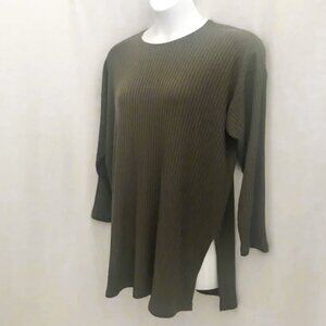 Eileen Fisher Olive Tunic Top